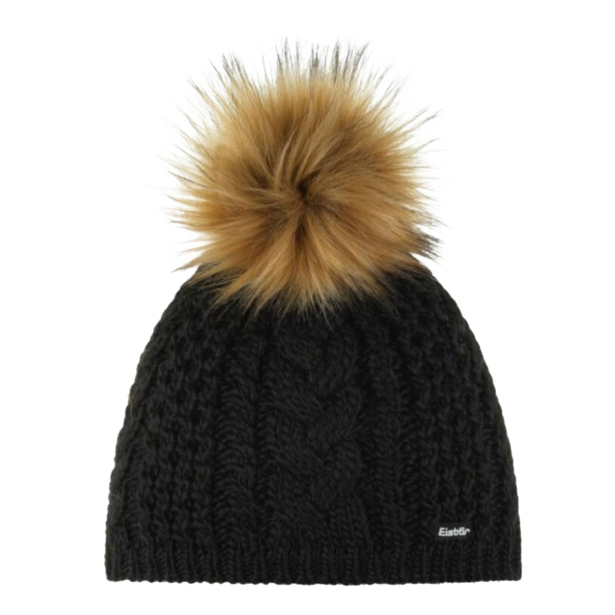 Eisbar Afra Lux Womens Faux Fur Pom Beanie