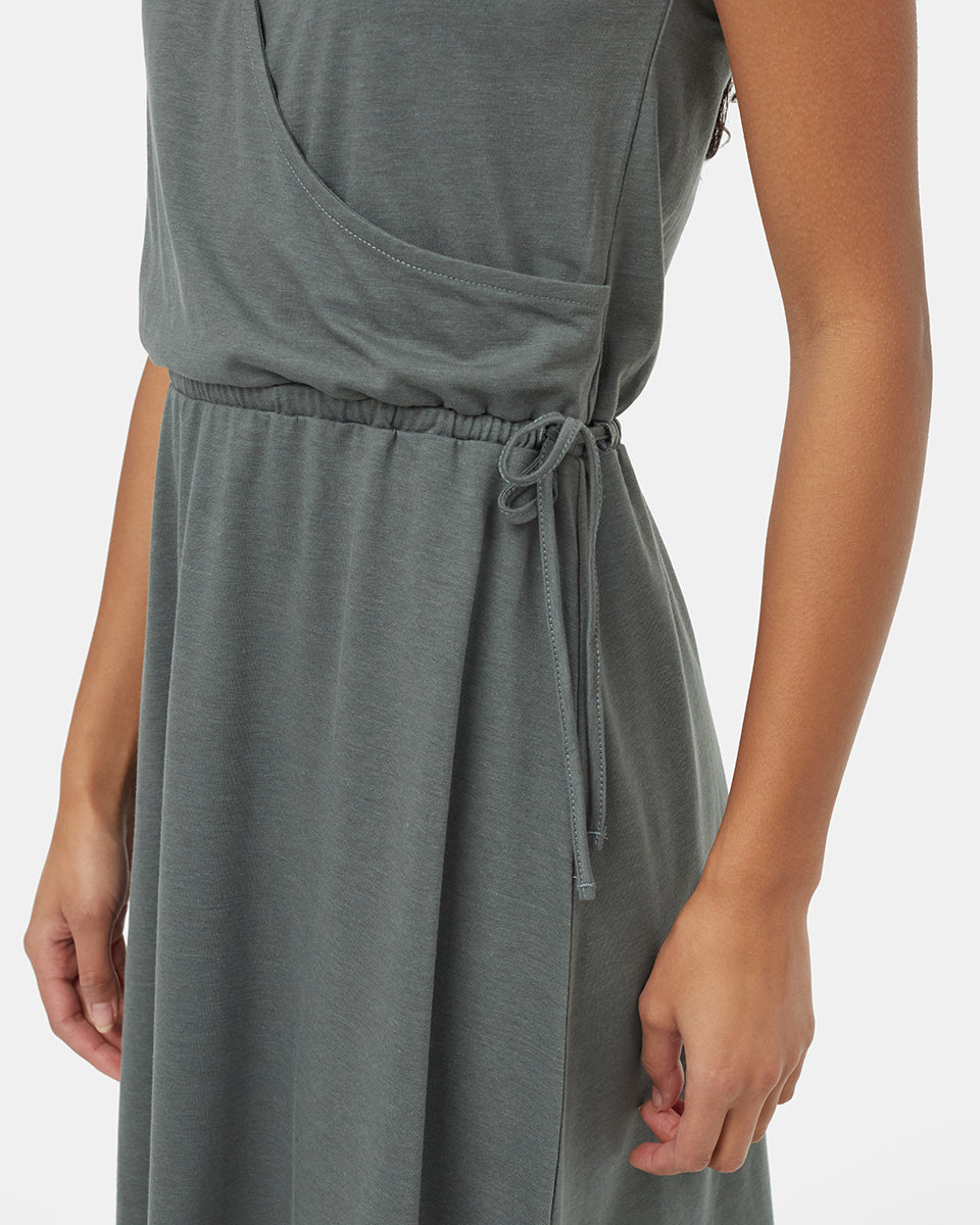 TreeBlend Wrap Front Dress