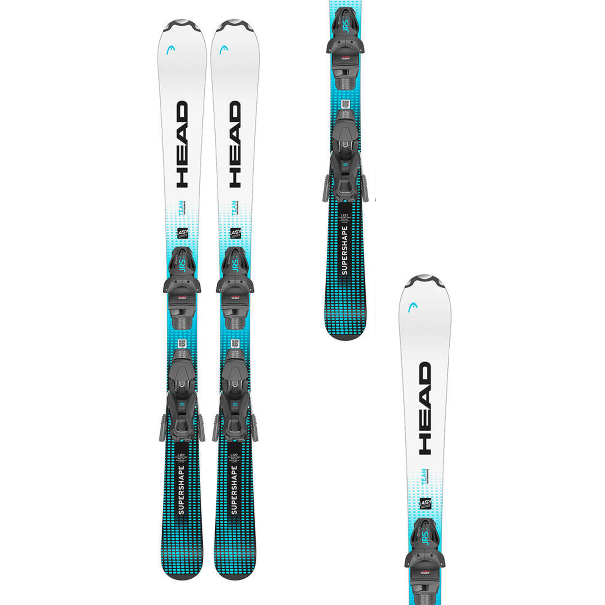 Head Supershape Team Junior 127-147 Ski + JRS 7.5 GW 2025