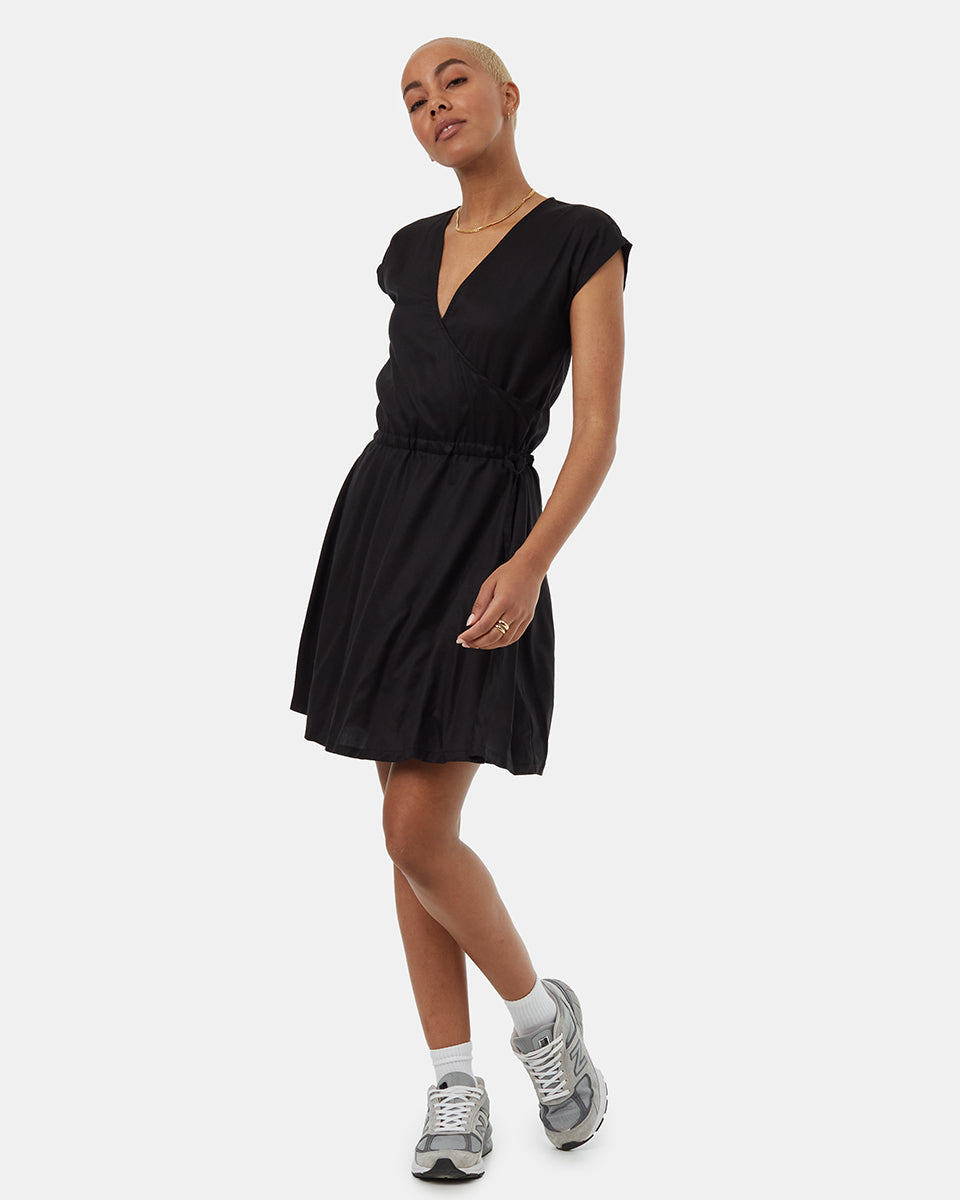 Woven Wrap Dress