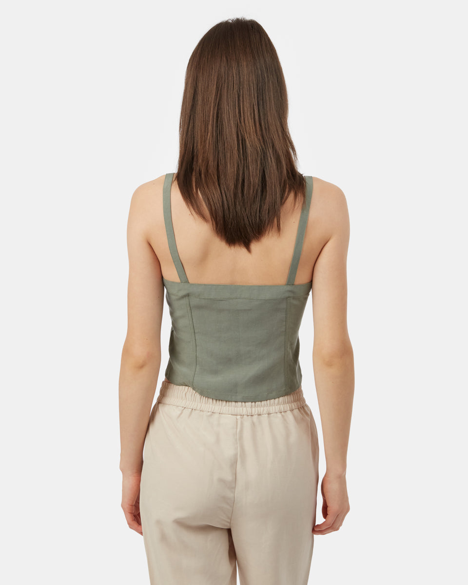 Linen Lonsdale Tank