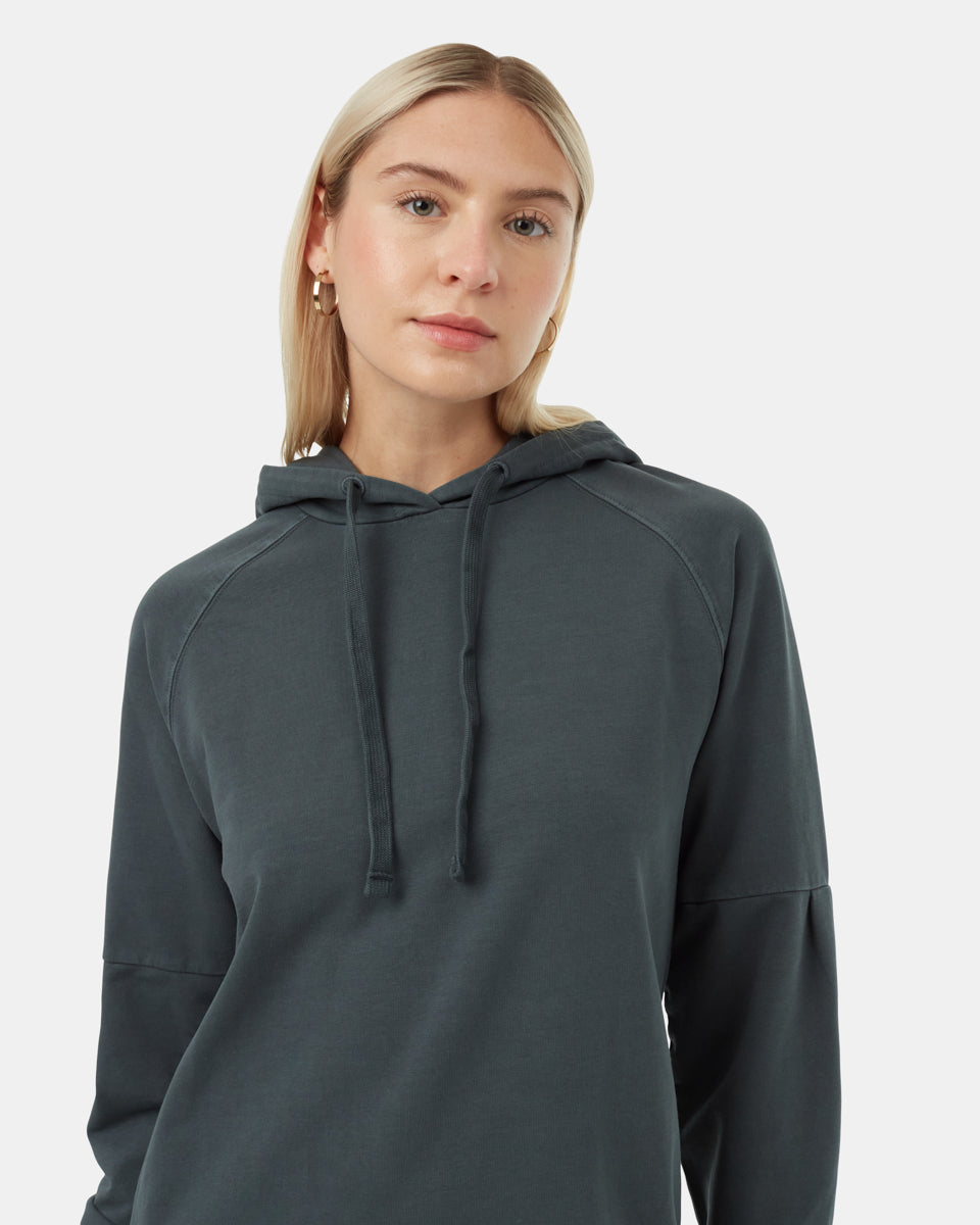 Oversized French Terry Hoodie Dress