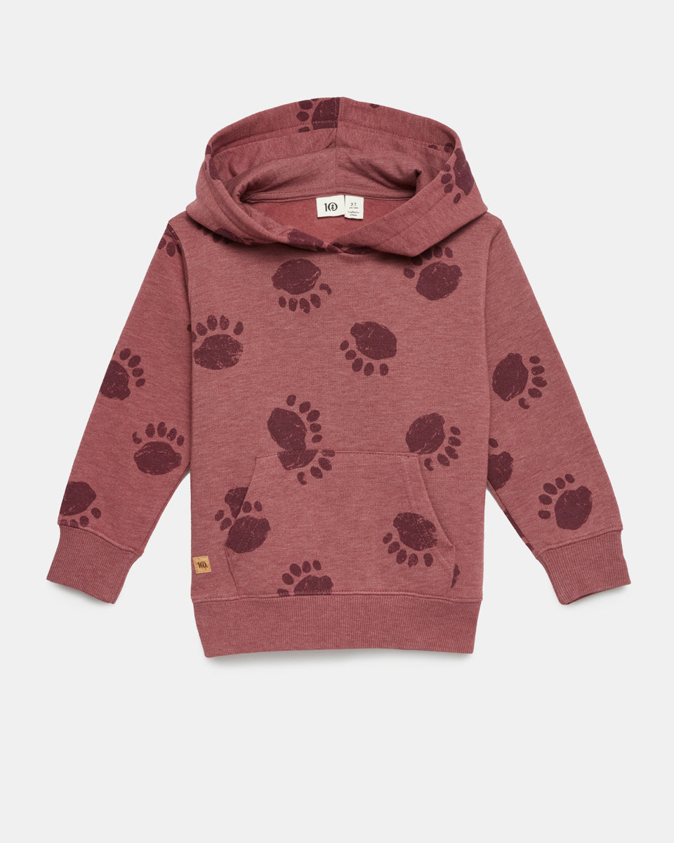 Kids Treefleece Bear Paw Hoodie