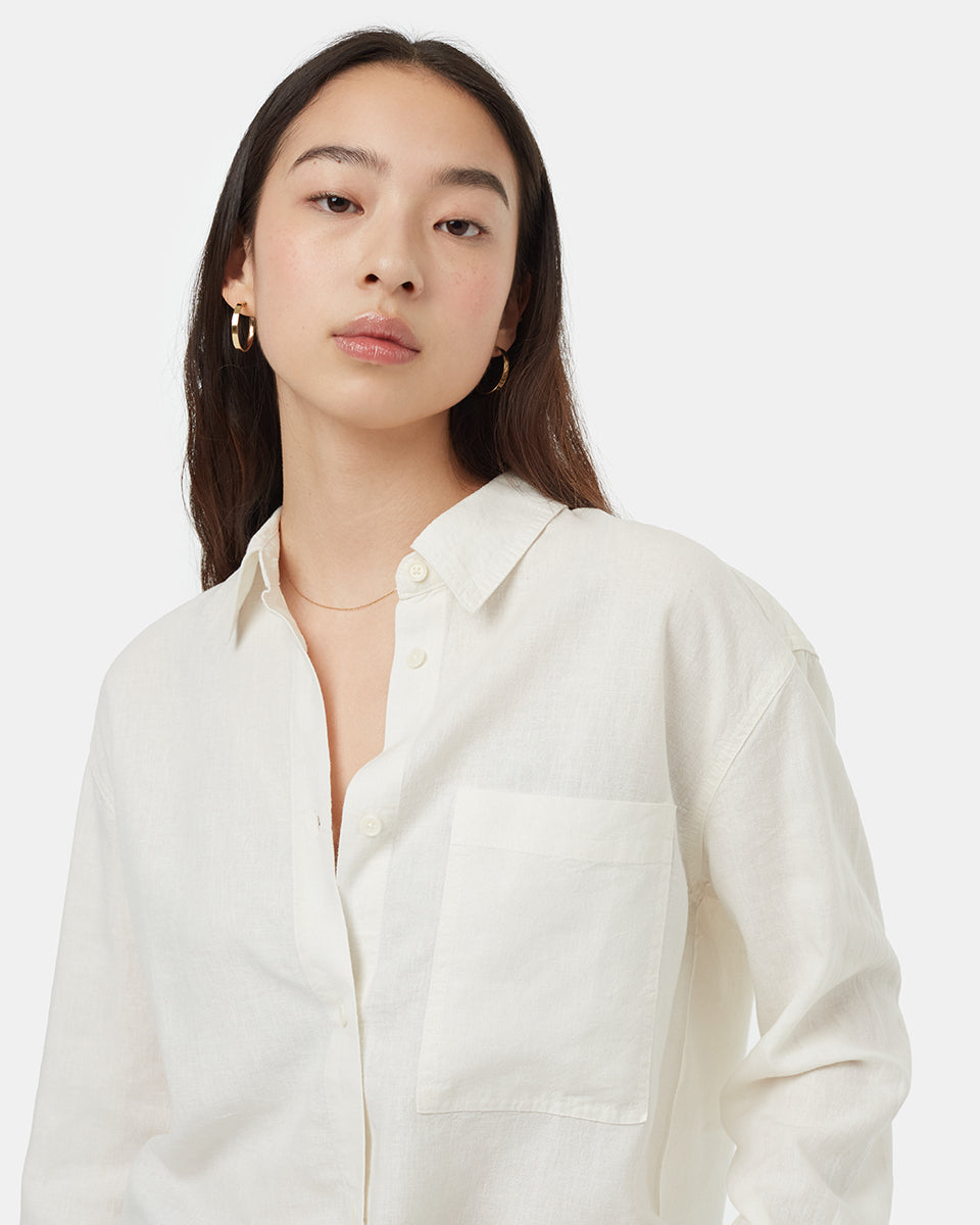 Hemp Button Front Shirt