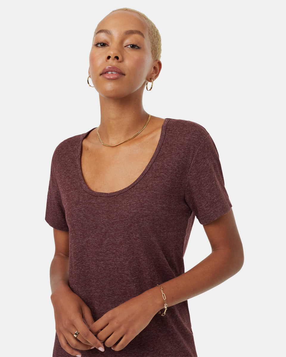 Hemp Scoop Neck T-Shirt