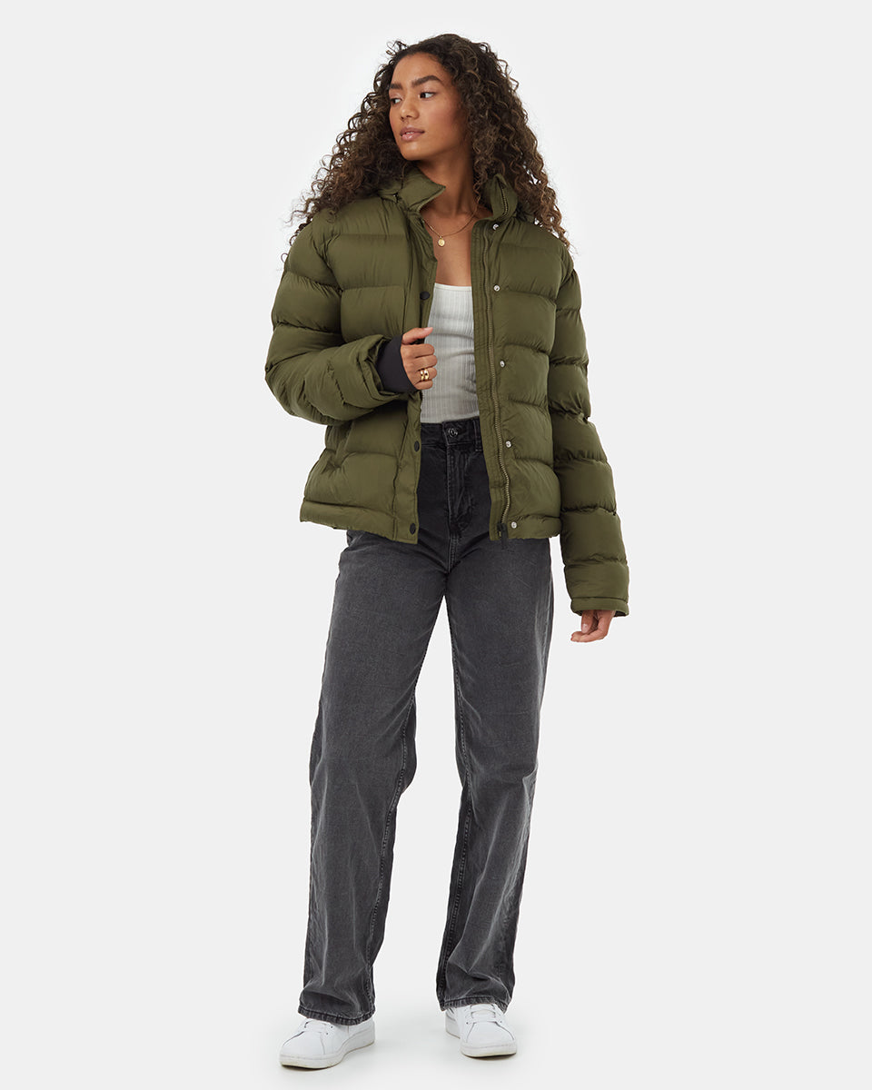 Ungendered Cloud Shell Mid-Length Puffer