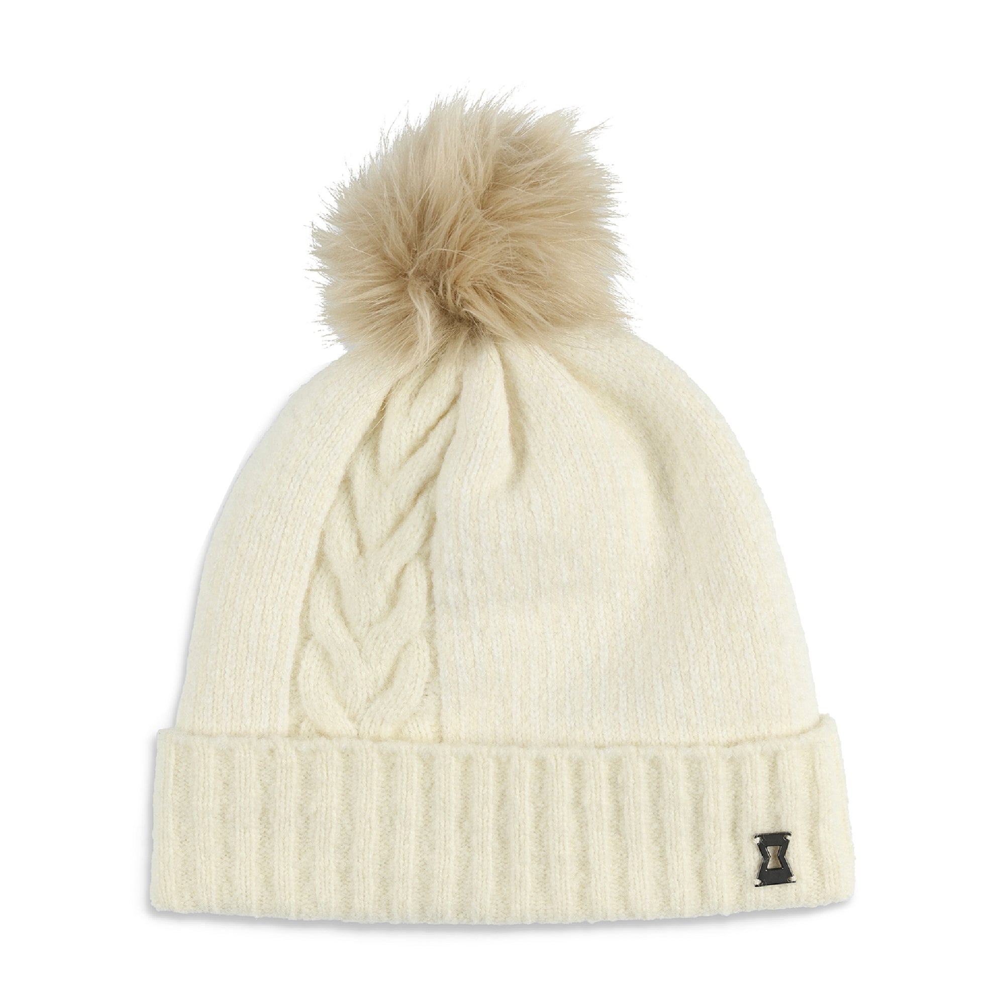 Spyder Plait Womens Pom Hat