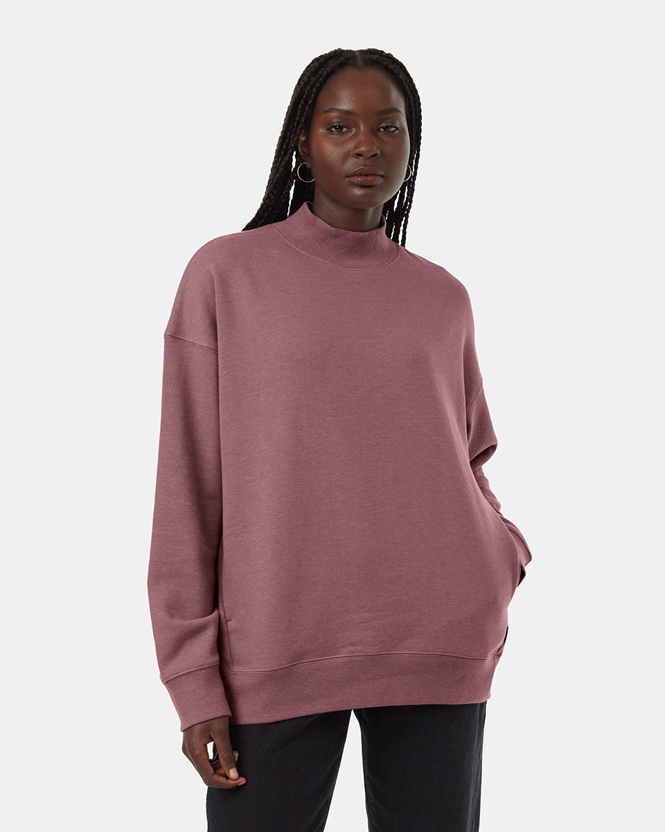 Treefleece Oversized Mock Neck