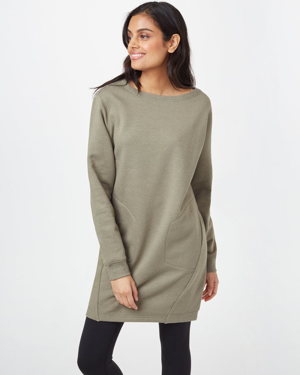 Fleece Crew Dress