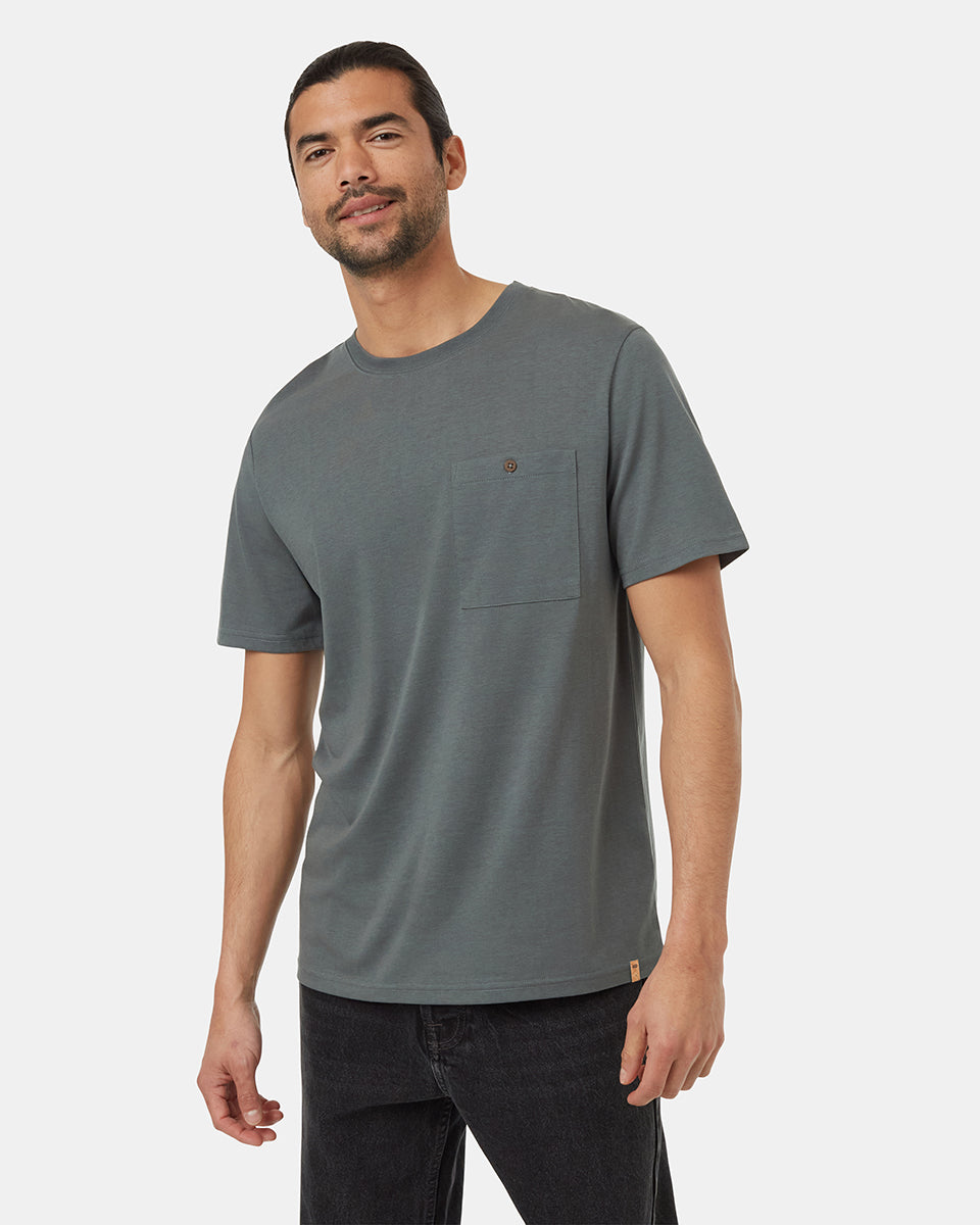 TreeBlend Button Pocket T-Shirt