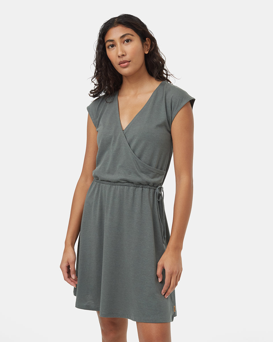 TreeBlend Wrap Front Dress