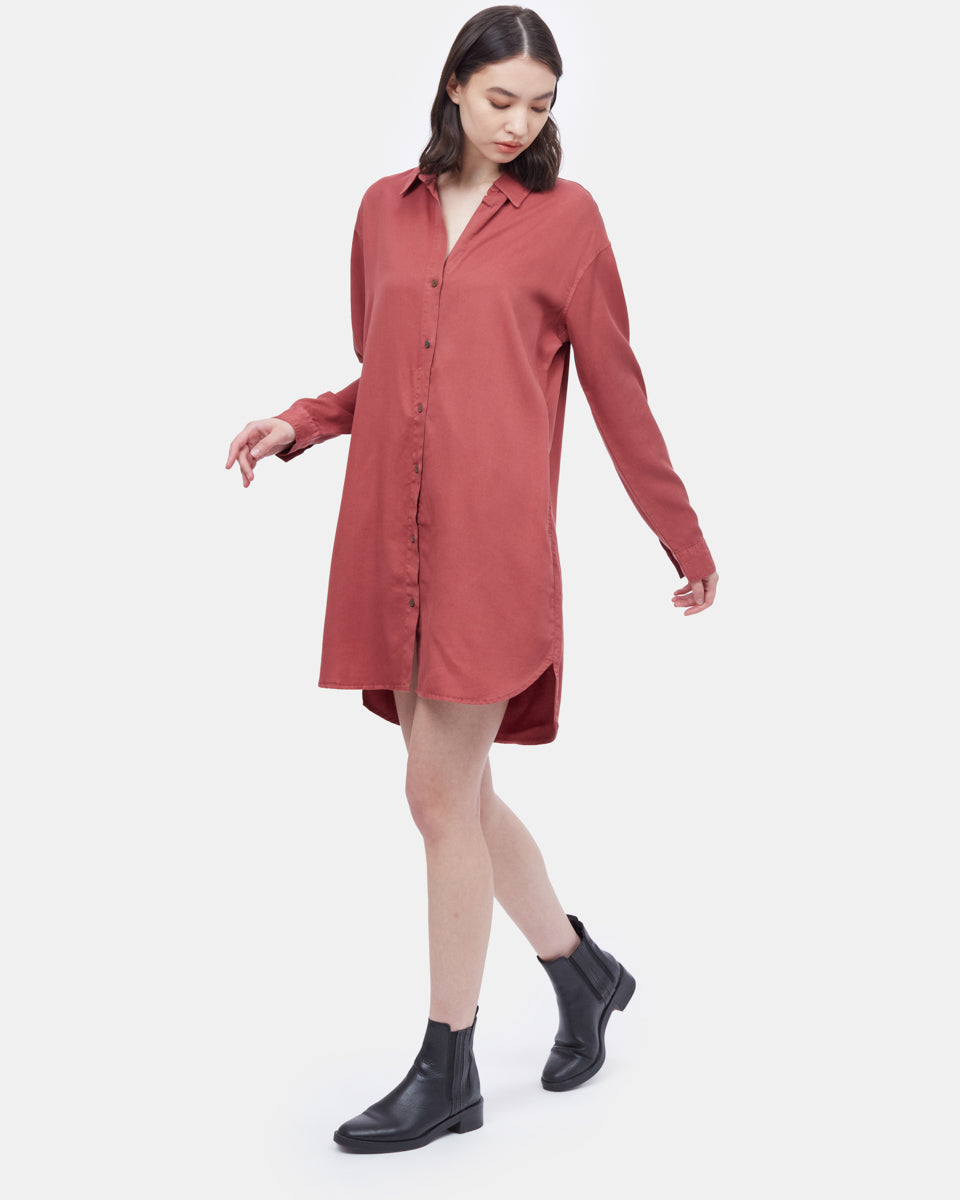 Oversized Shirt Dress