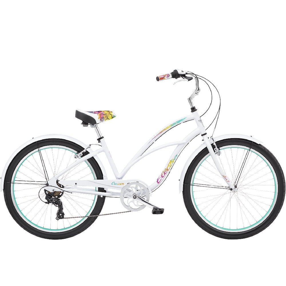 Electra Cruiser Lux 7D Ladies, Bright White 26 wheel