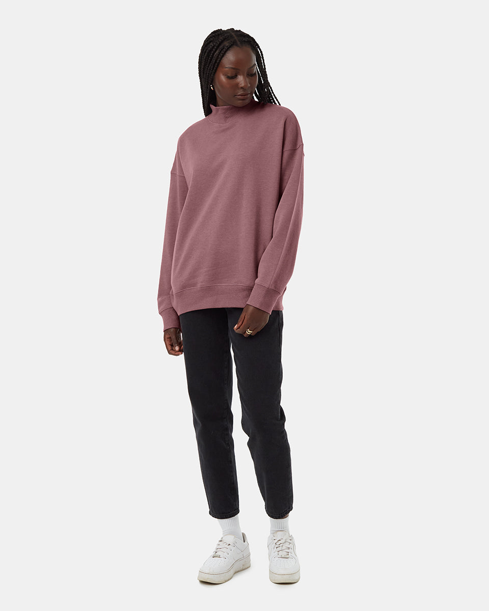 Treefleece Oversized Mock Neck