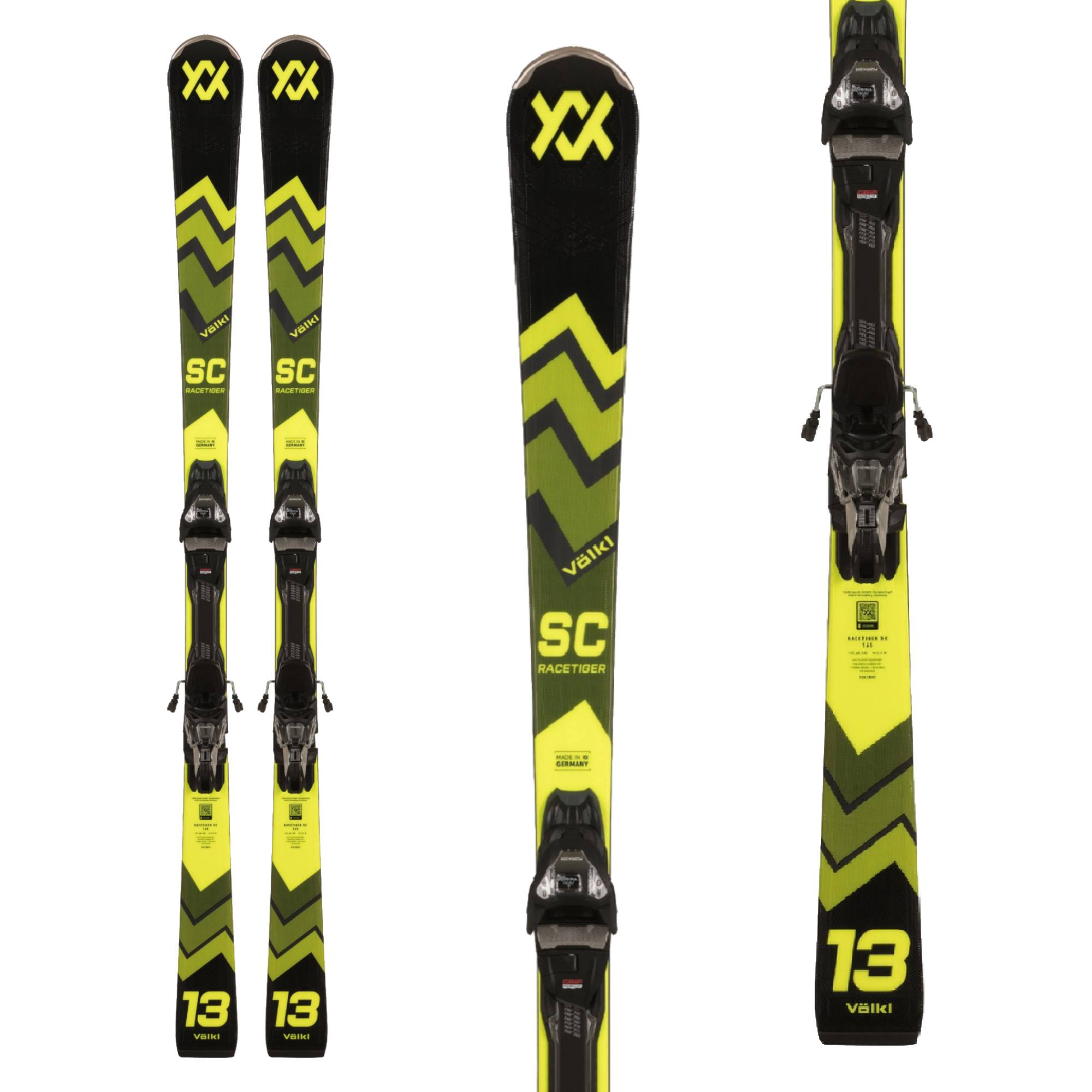 Volkl Racetiger SC Black Ski + VMotion 12 GW Binding 2025