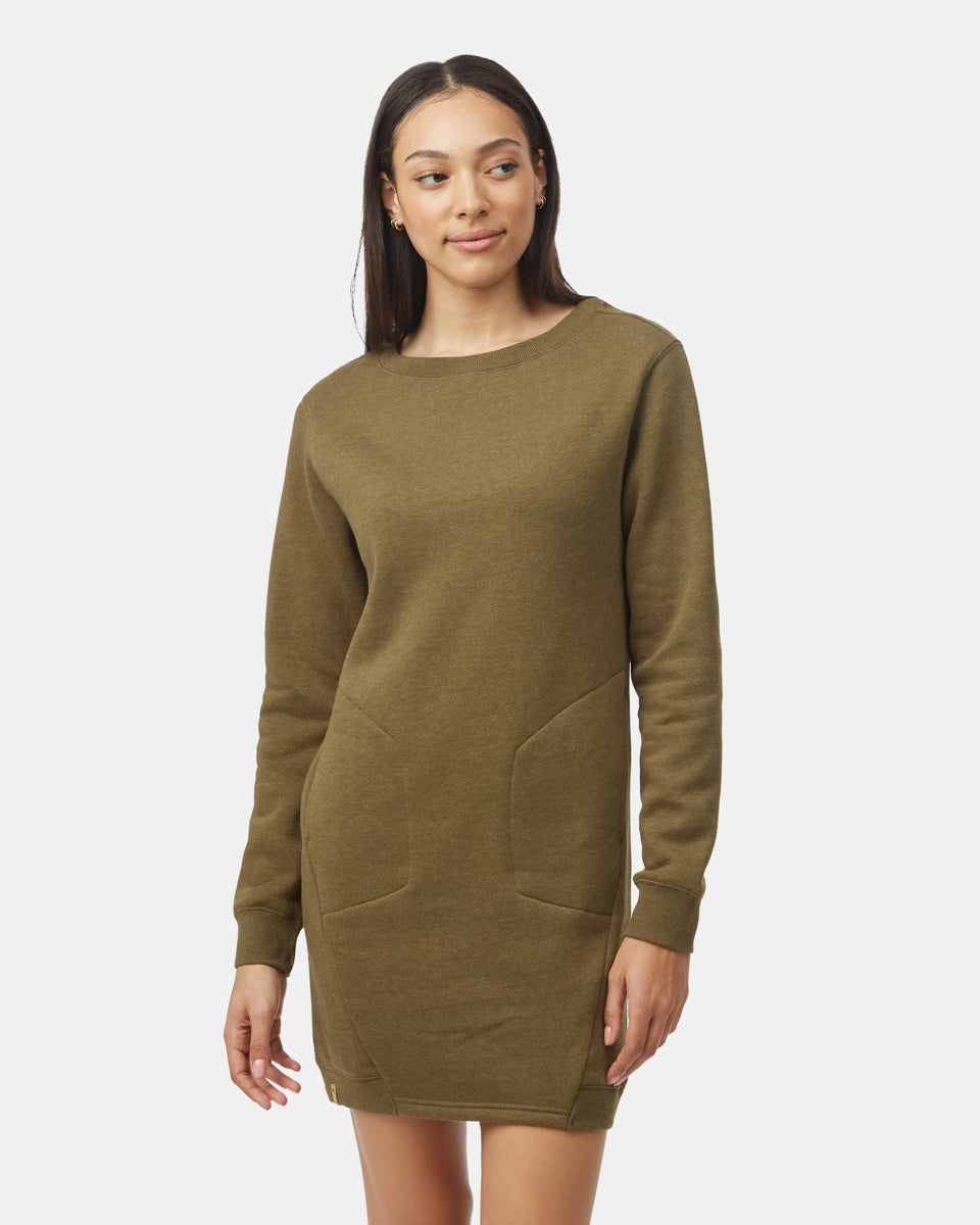 Fleece Crew Dress