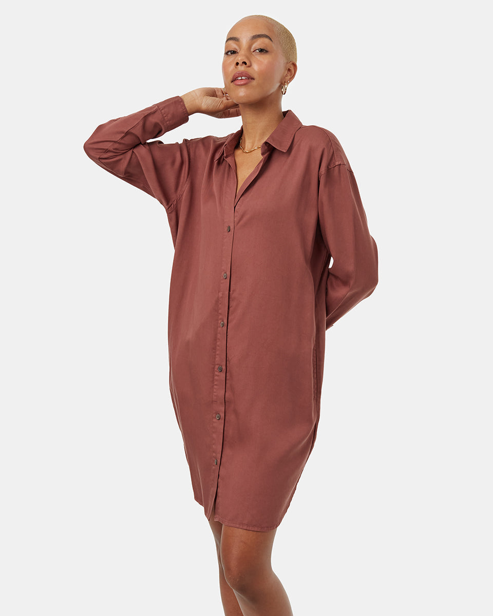 Oversized Shirt Dress