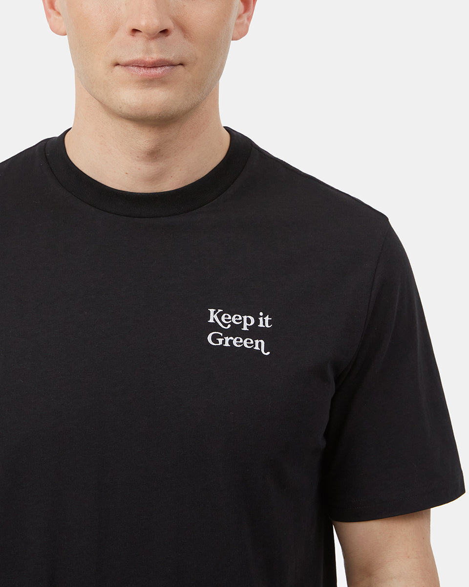 Keep It Green Embroidery T-Shirt