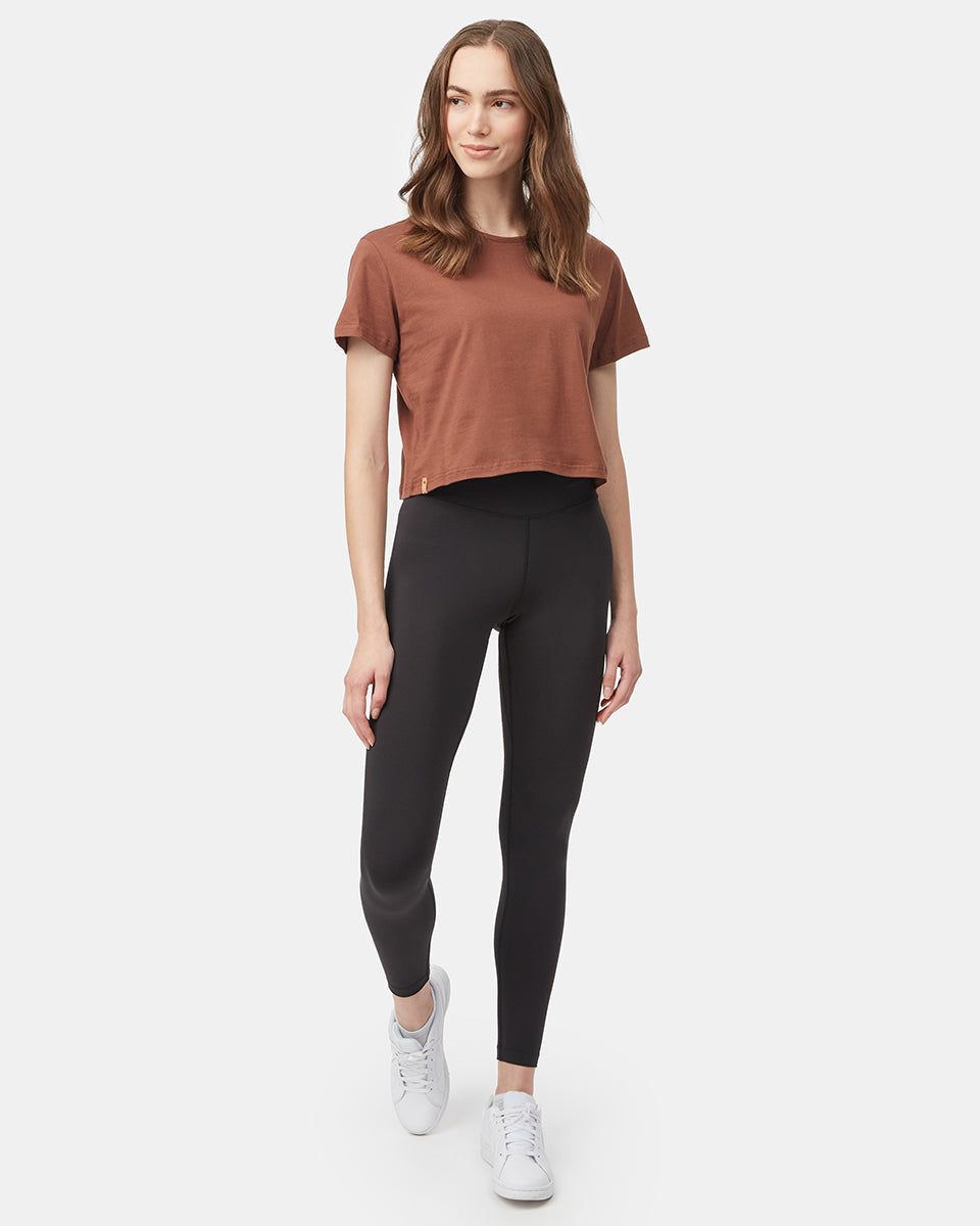 Organic Cotton Relaxed Cropped T-Shirt