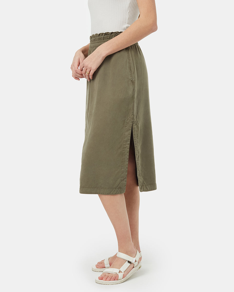 Tencel Midi Skirt