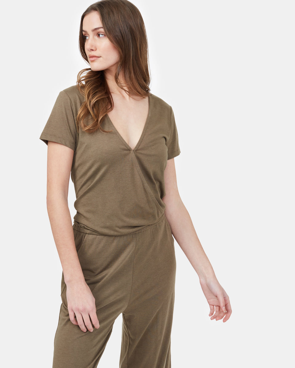 Blakely Shortsleeve Knit Jumpsuit