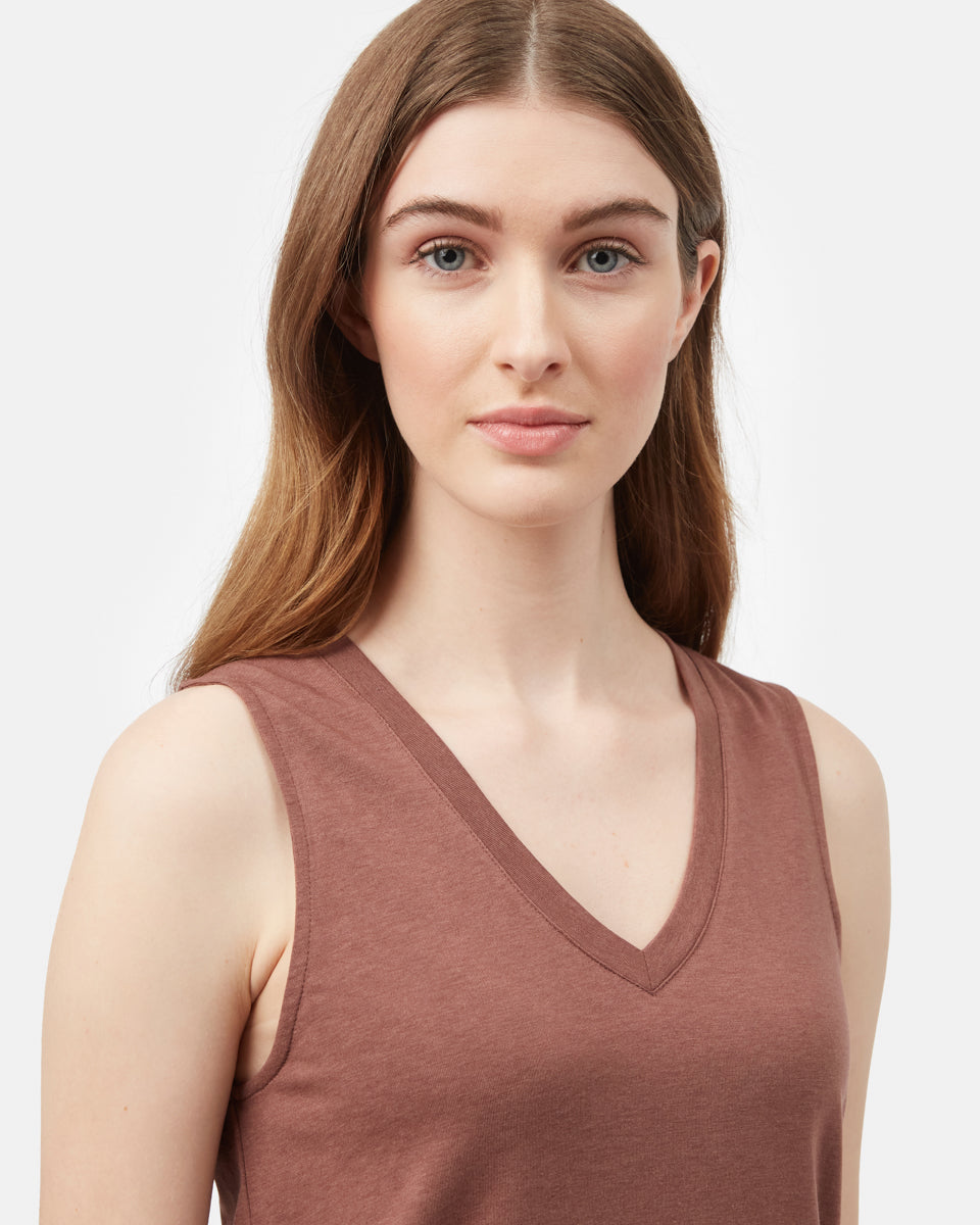 TreeBlend V-Neck Tank