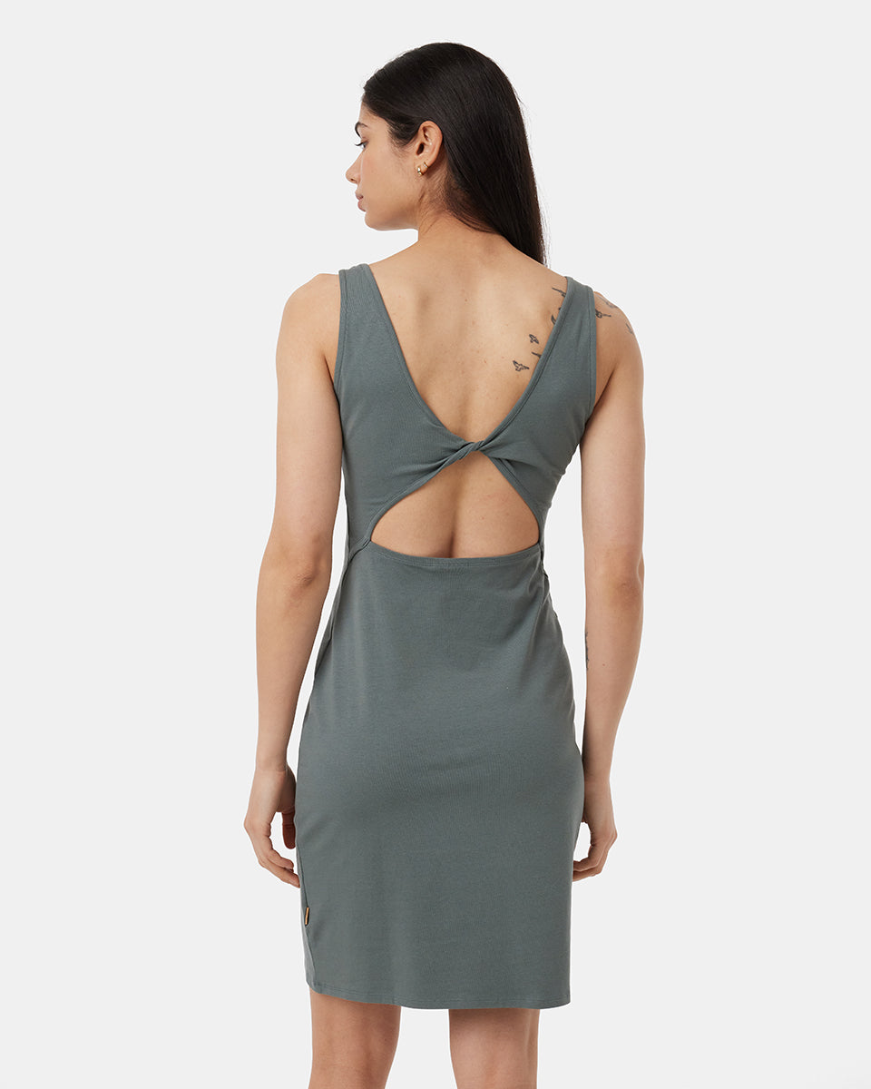 Twist Back Dress