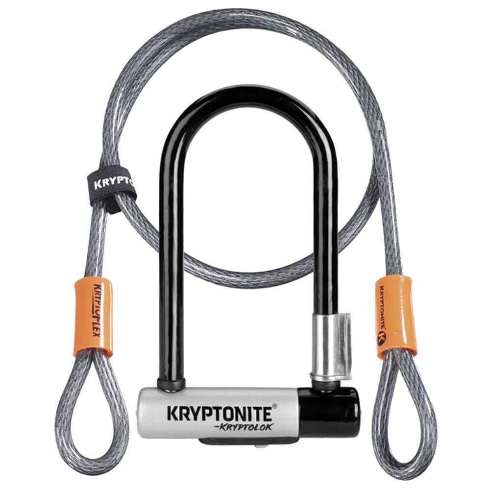 Kryptonite Kryptolok Mini 7 With 4' Flex Cable Lock