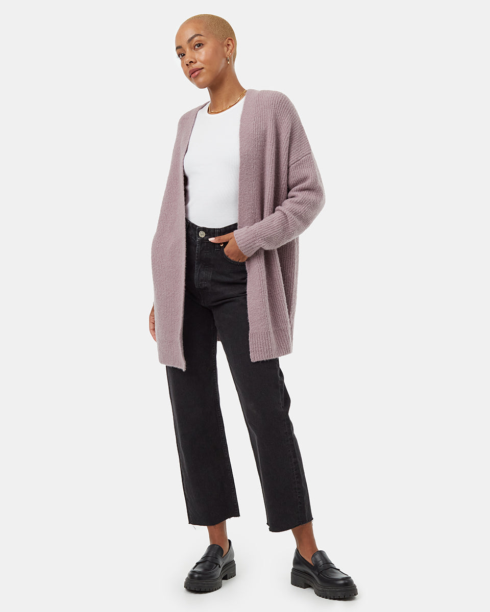 Highline Fuzzy Open Cardigan