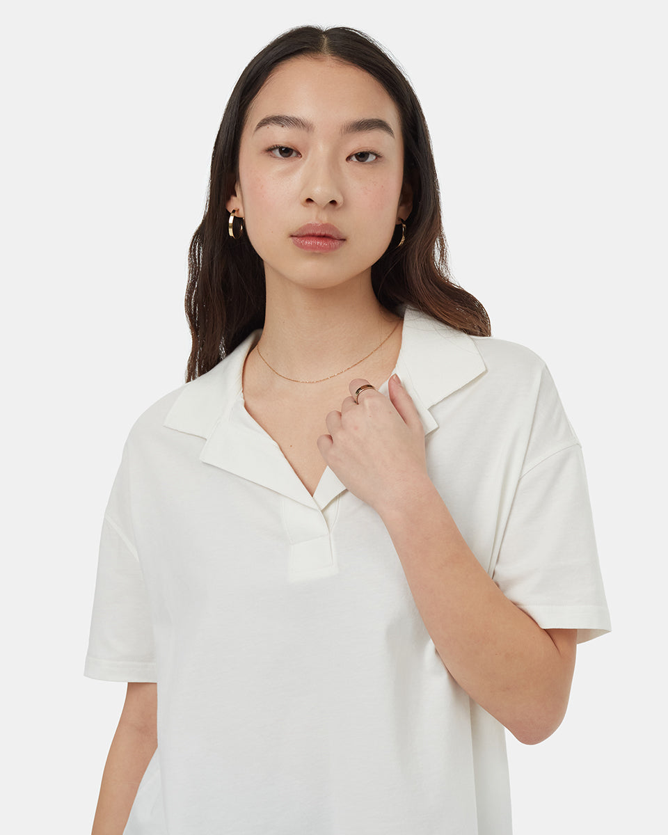 Oversized Polo Shirt