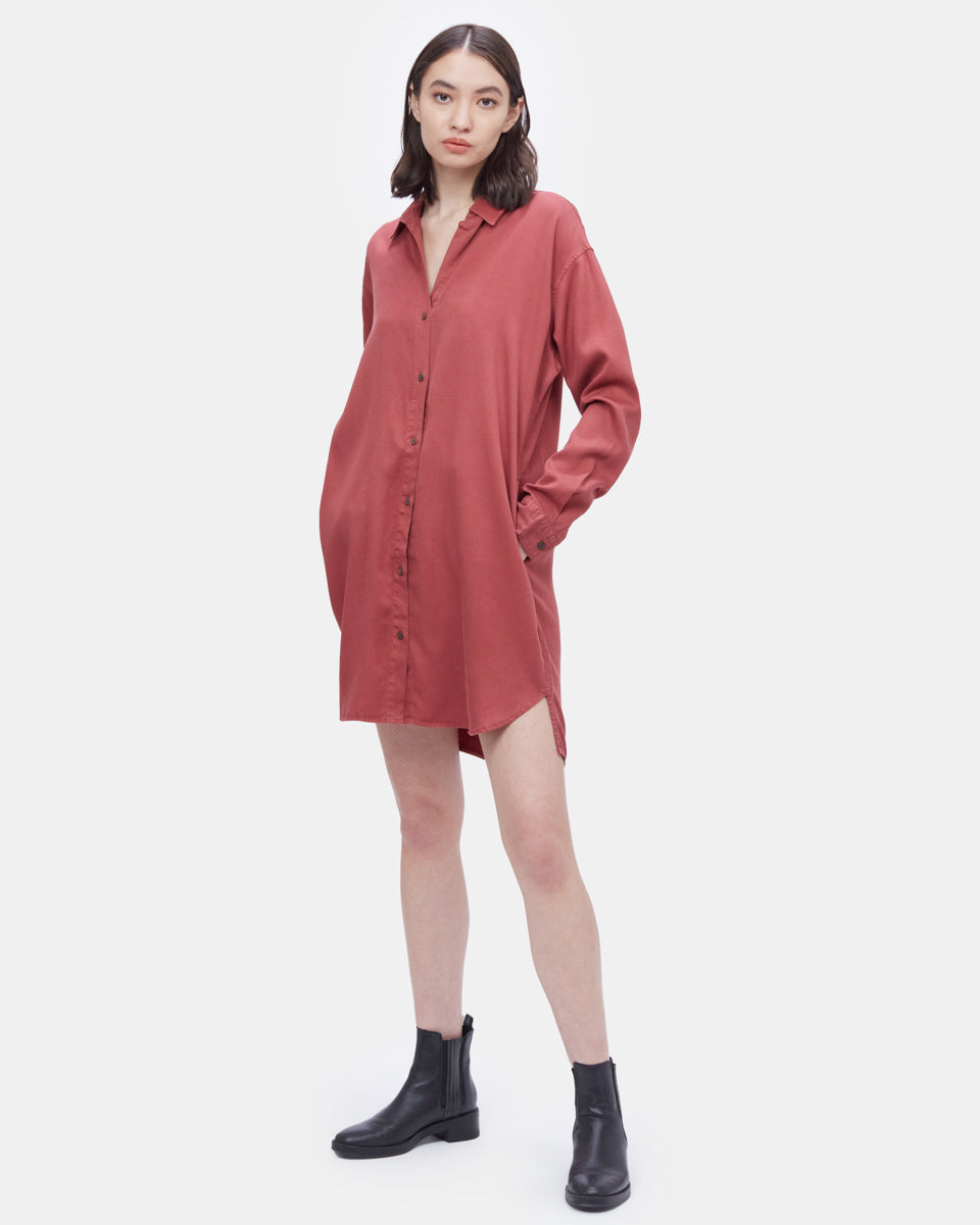 Oversized Shirt Dress