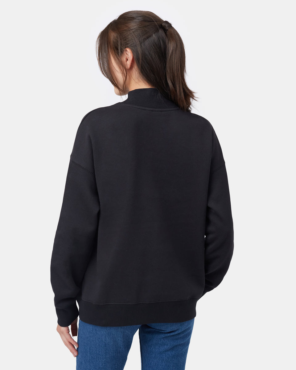 Oversized Mockneck Fleece