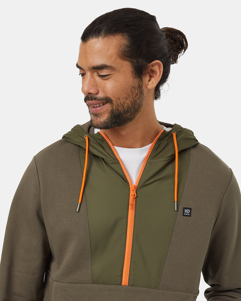 SeaFleece Contrast Anorak Hoodie