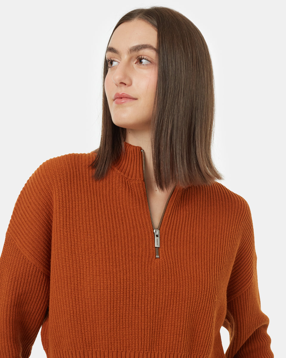 Highline 1/4 Zip Mock Neck