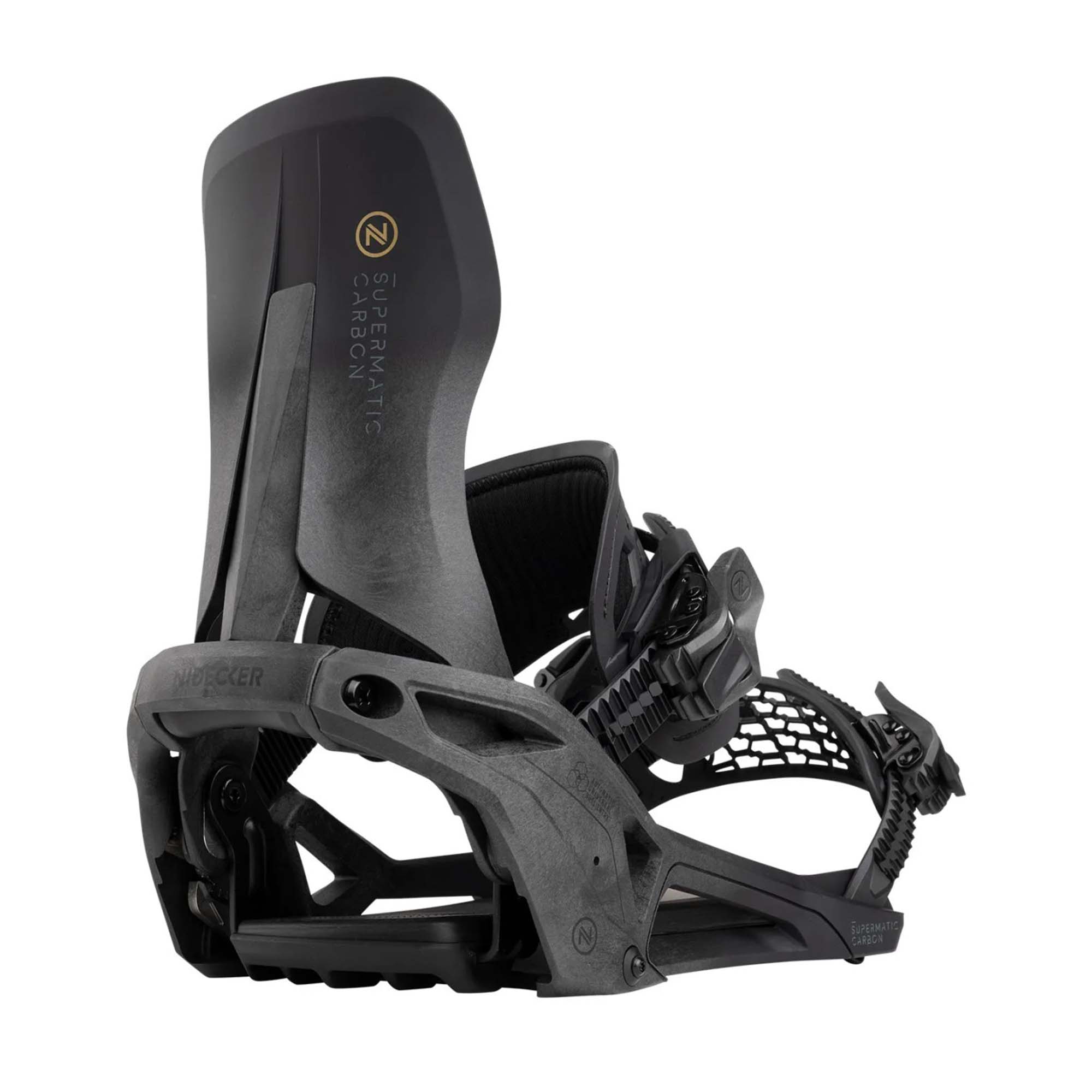 Nidecker Supermatic Carbon Snowboard Bindings 2025