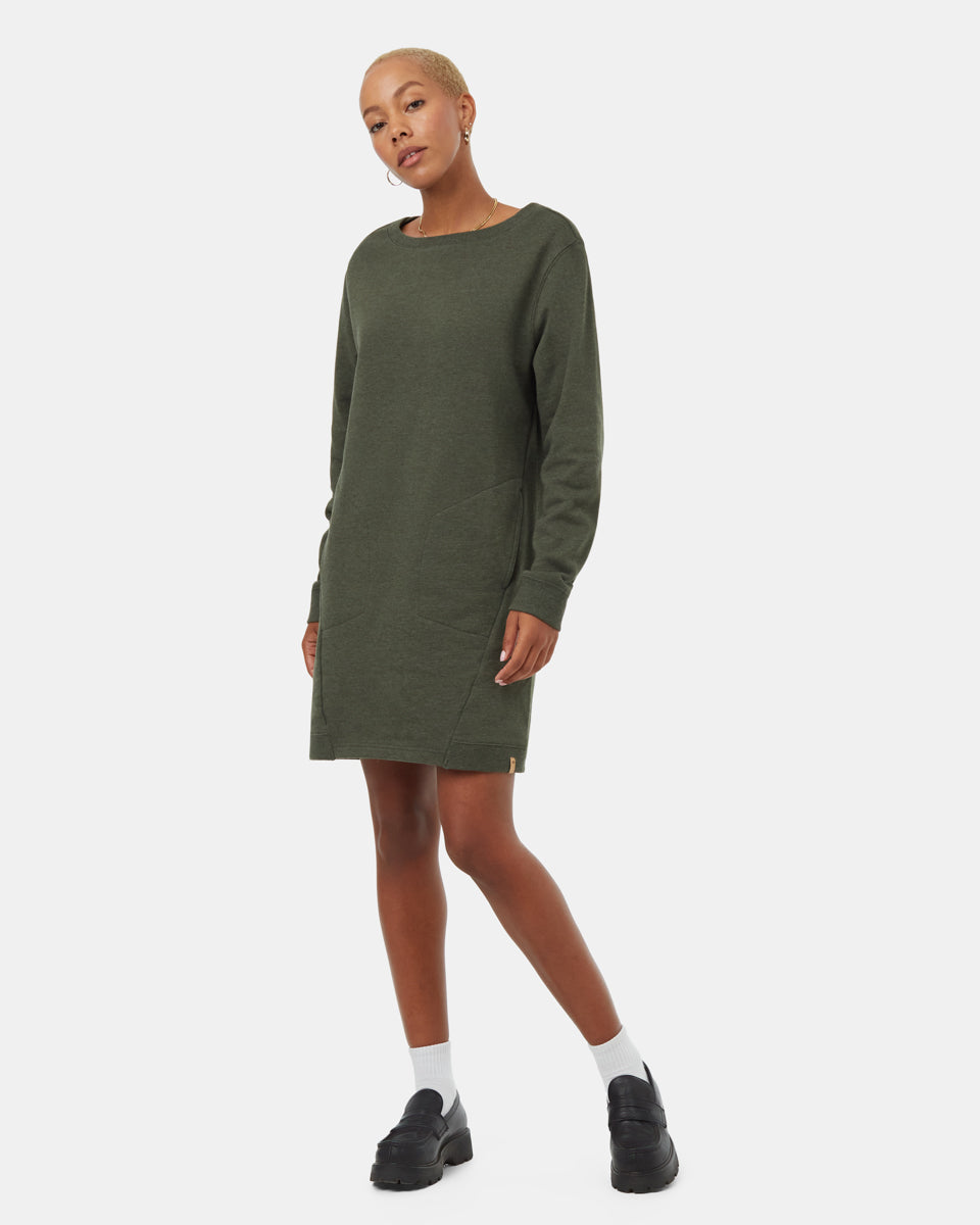 Fleece Crew Dress