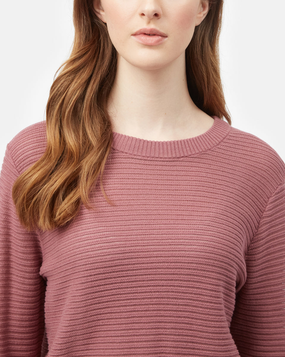 Highline Cotton Rib Crew Sweater