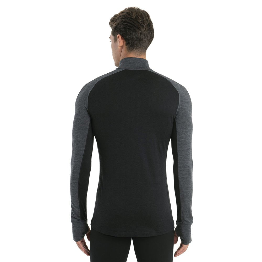 Icebreaker Merino 200 ZoneKnit Mens LS Half Zip