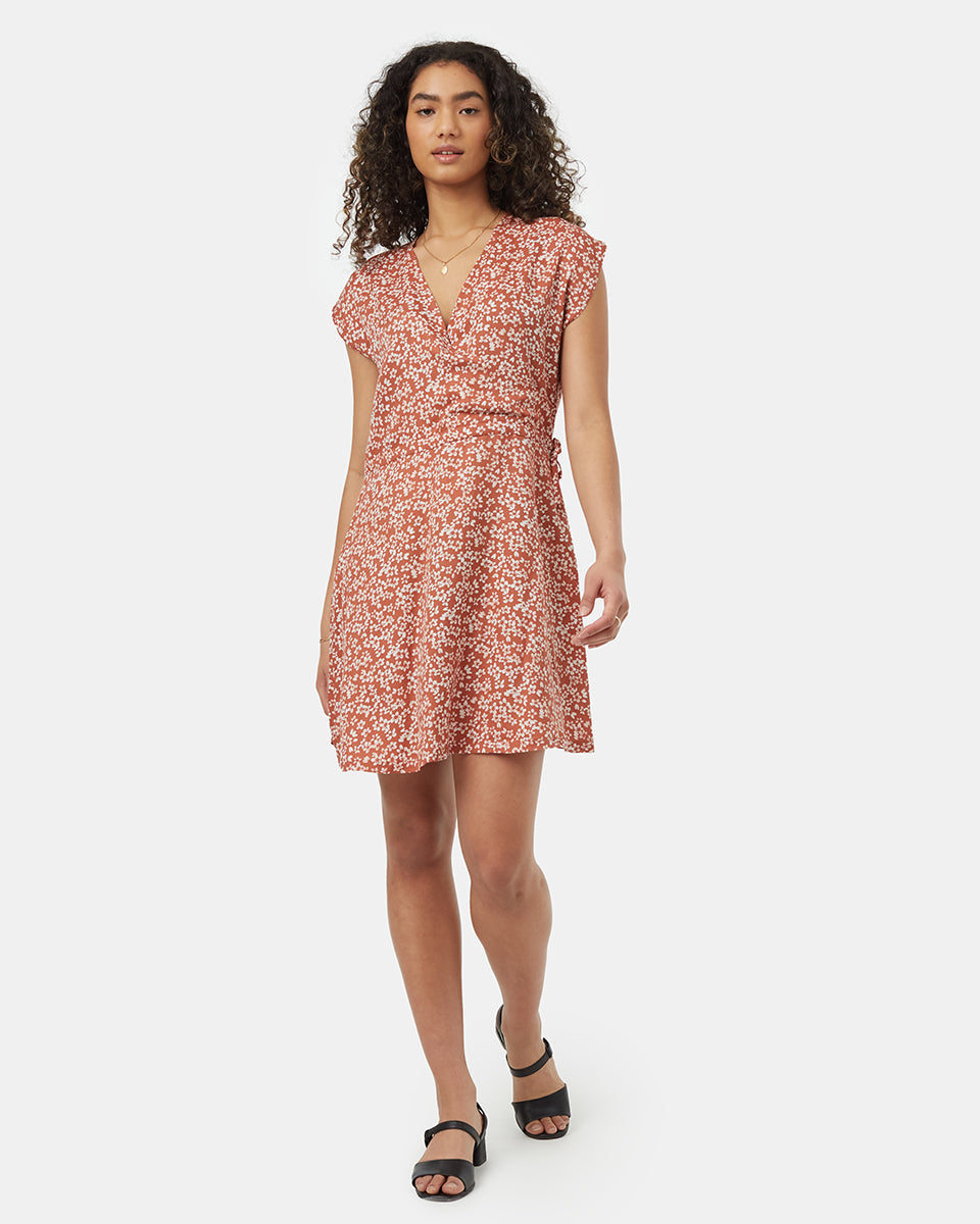 Woven Wrap Dress