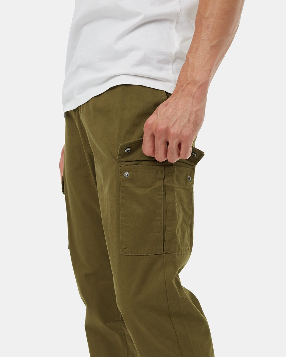 Twill Cargo Chino Pant