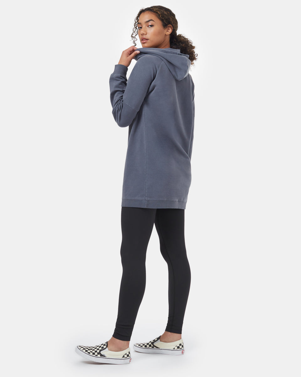 Oversized French Terry Hoodie Dress