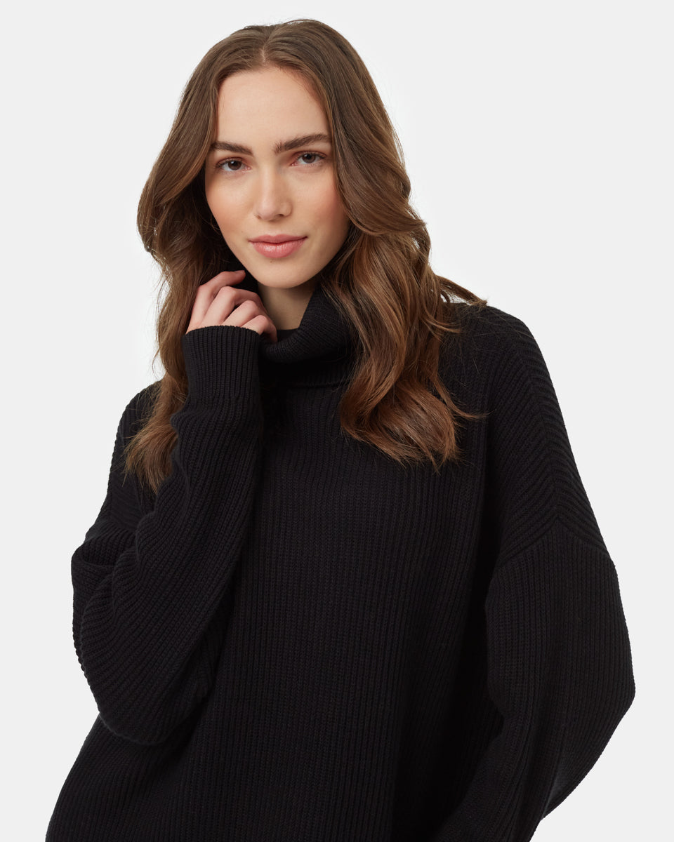 Highline Oversized Turtleneck Dress