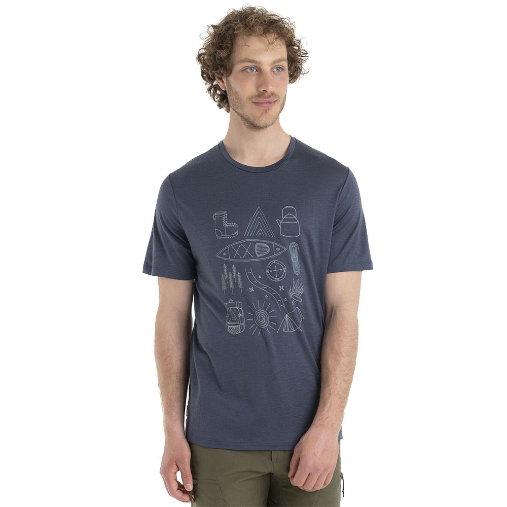 Icebreaker Merino 150 Tech Lite Camp Essentials Mens SS Tee