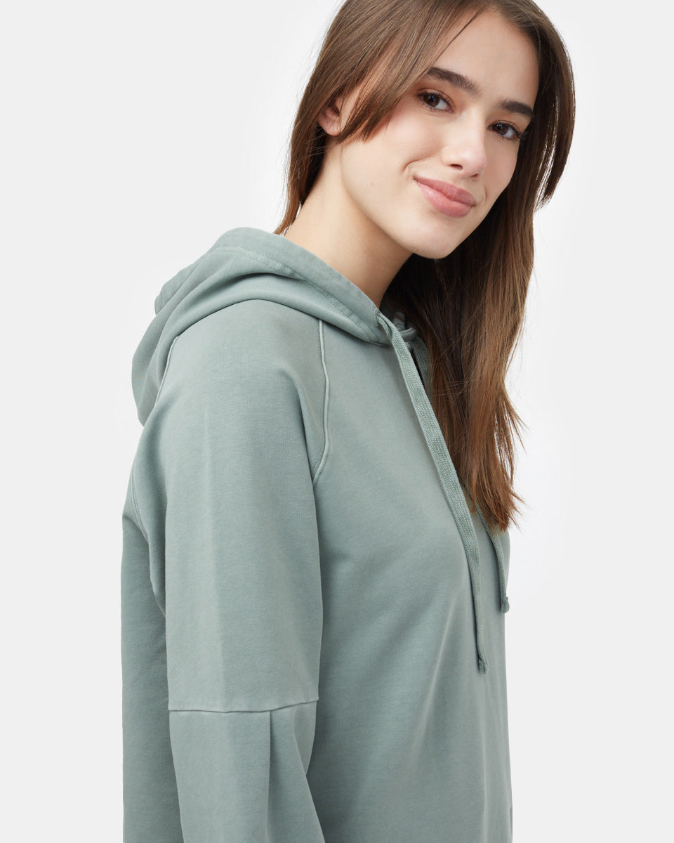 Oversized French Terry Hoodie Dress