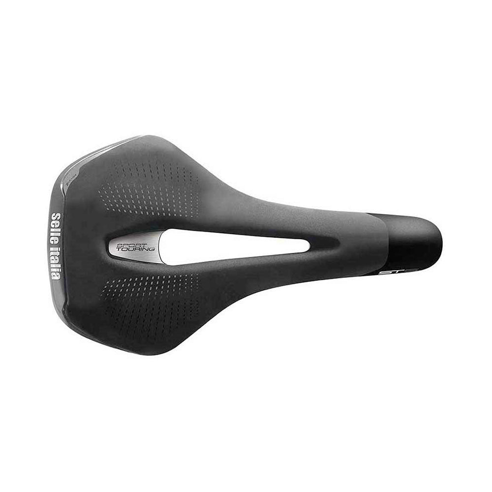 Selle Italia, ST 5 Flow Saddle 276 x 155mm 396g Black/Hi-Viz