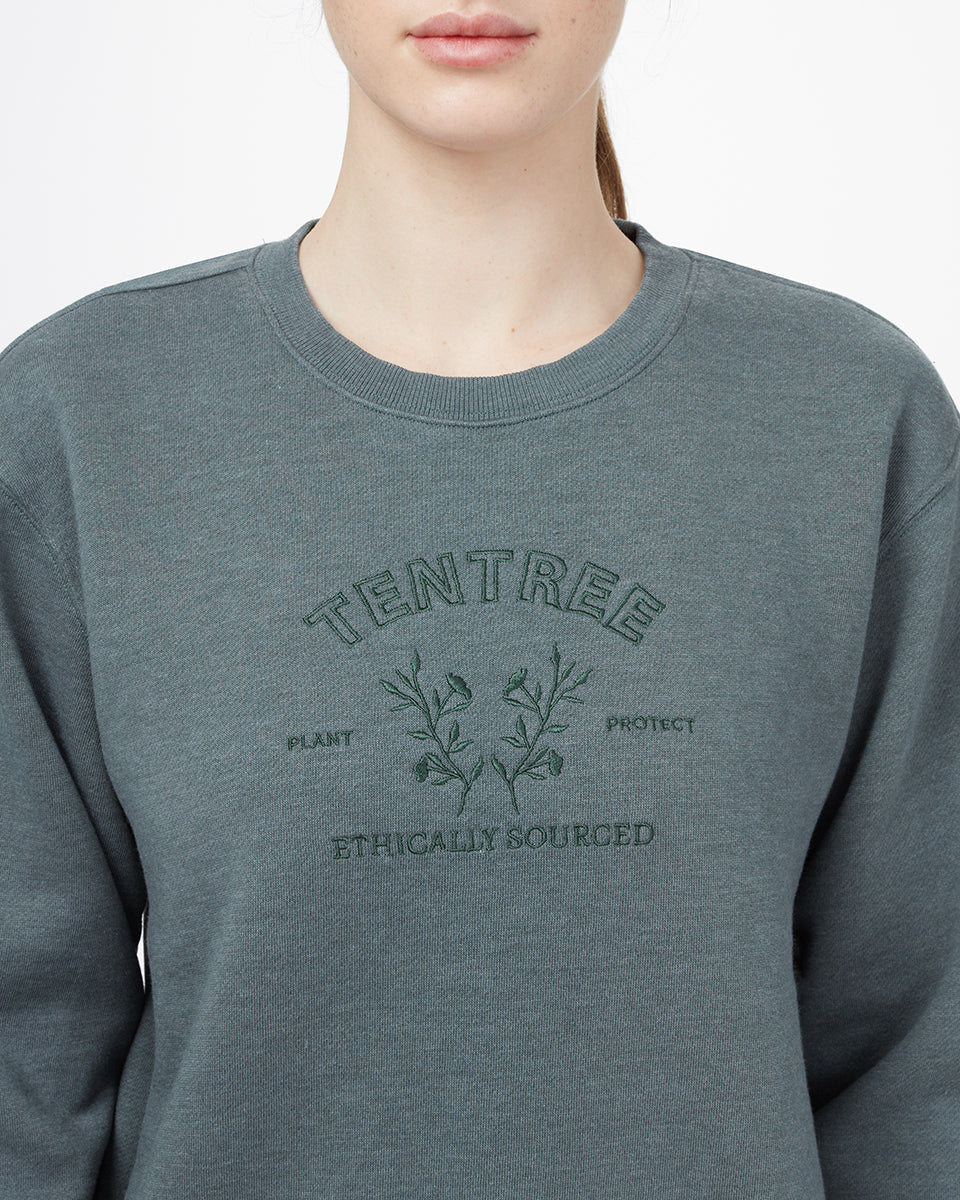 Tentree Embroidey Crew