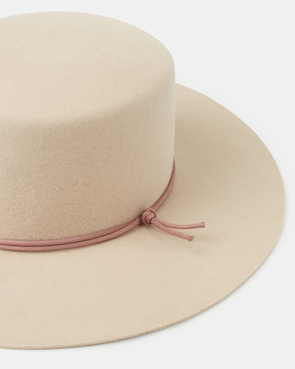 Harlow Boater Hat