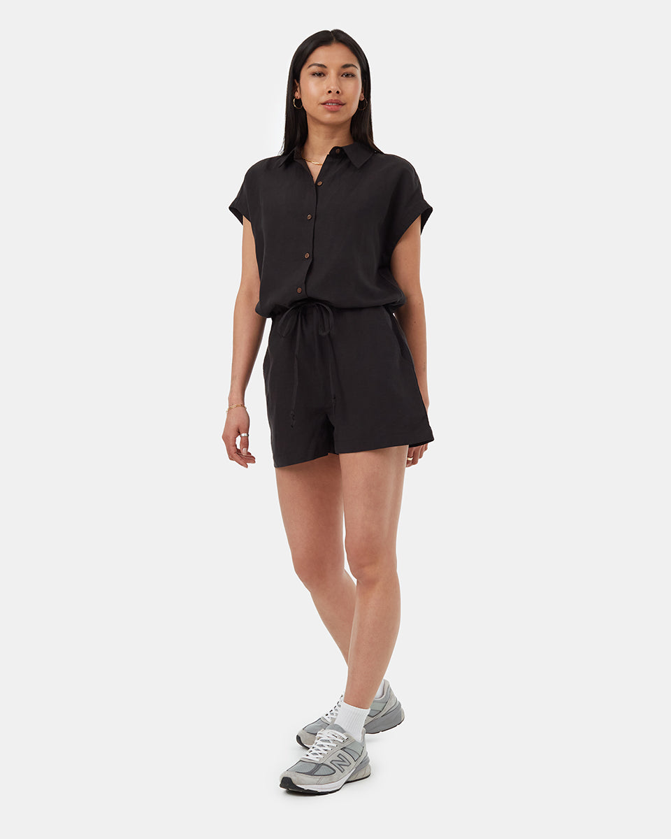 TreeLinen Button Front Romper