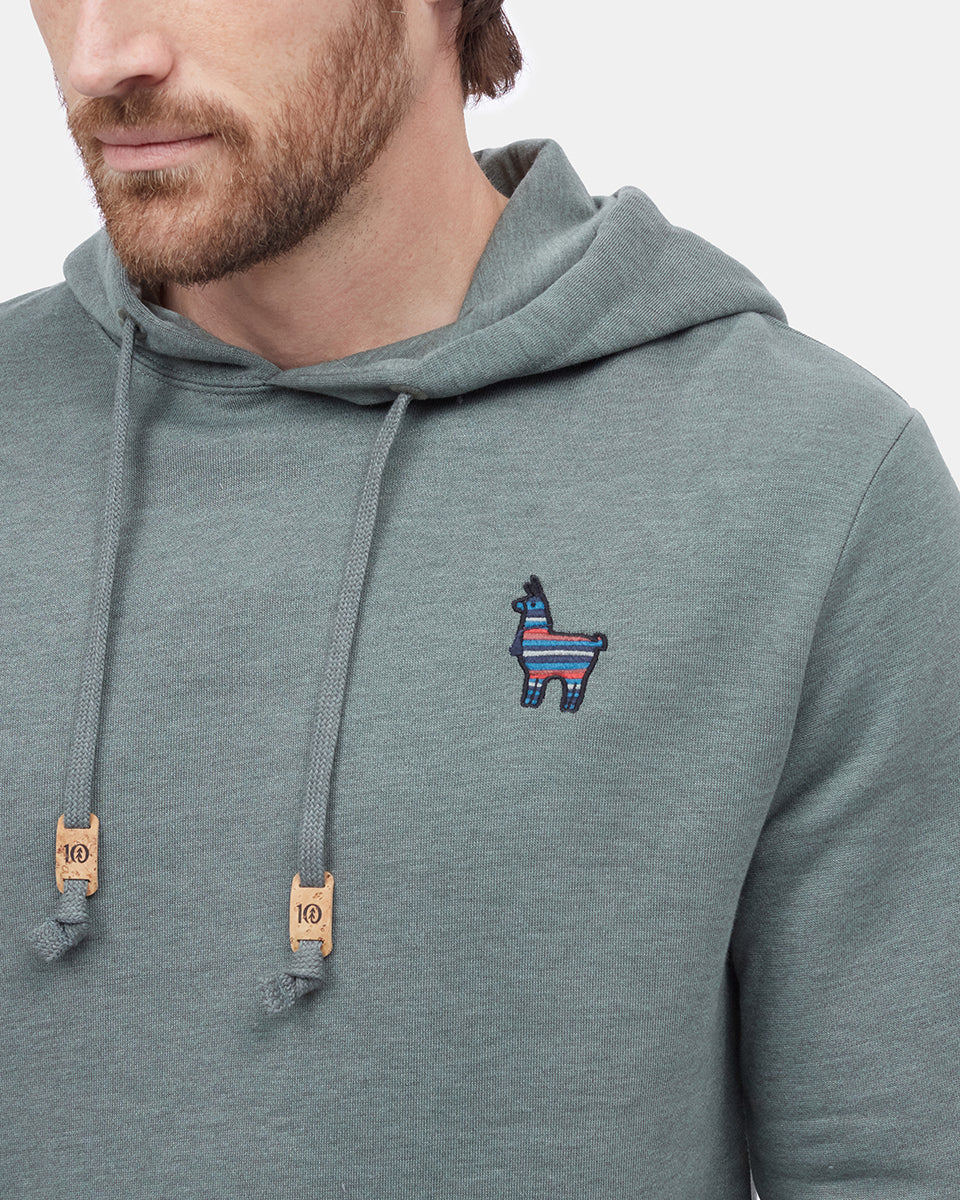 Peru Embroidered Llama Hoodie