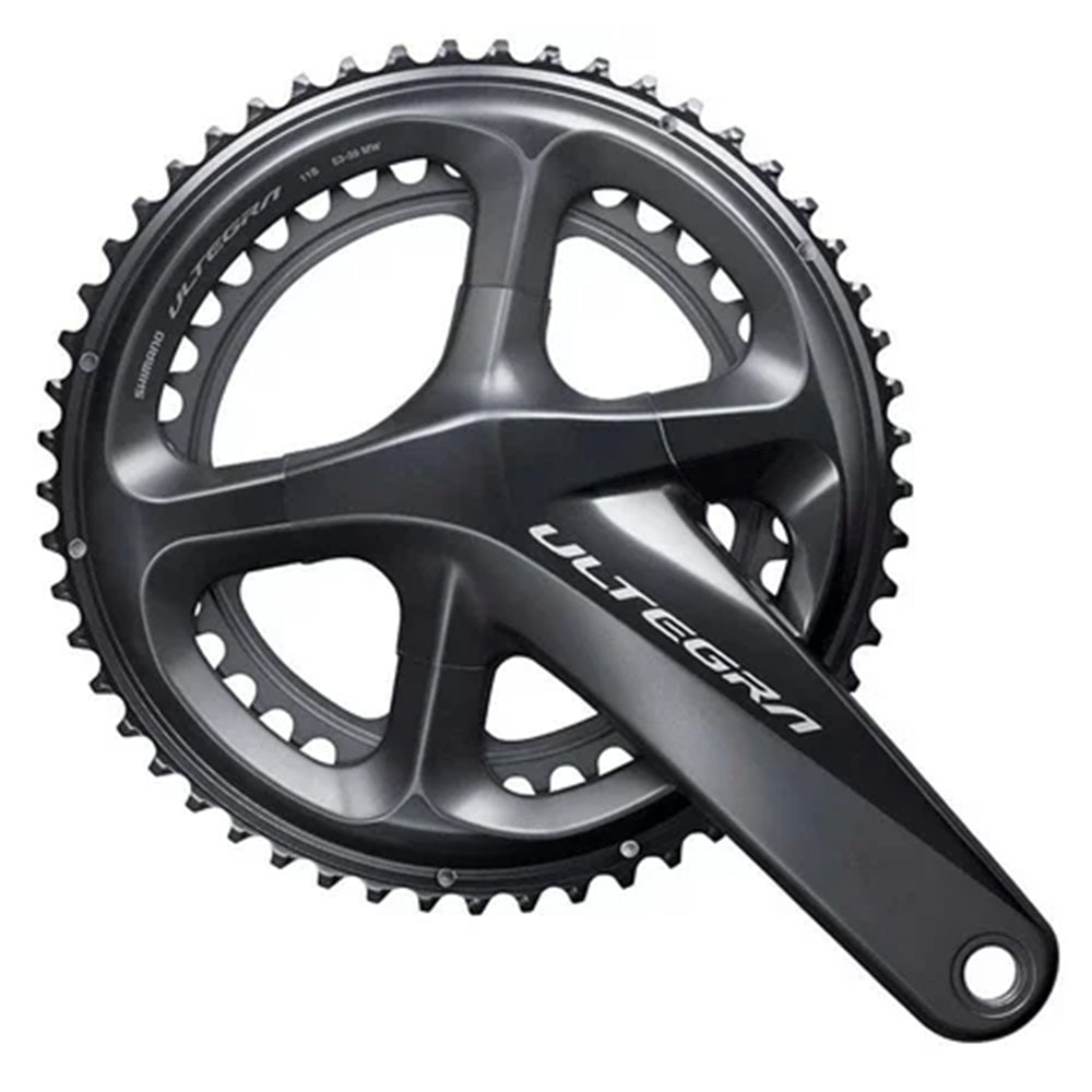 Shimano, Ultegra FC-R8000, Crankset, Road Disc, 11 sp., 24mm, 34/50T, BCD:110, Hollowtech II, 165mm, Grey